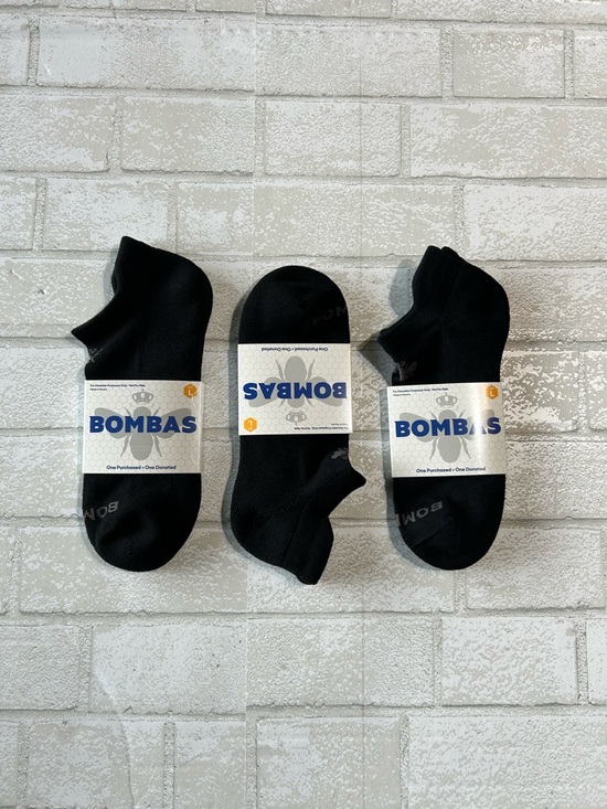 Bombas No-Show Socks - Black (3-Pack)